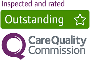 Inspected and Rated Outstanding Care Quality Commission